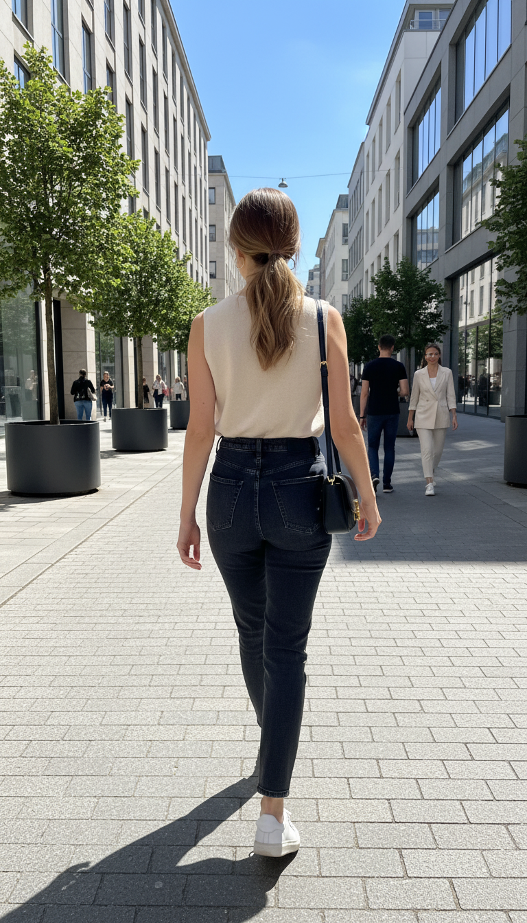 Chaleco De Boton Plateado