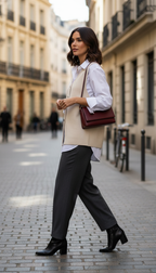 Chaleco De Boton Plateado