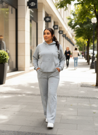 Set de pants con aplicación de brillos