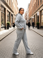 Set de pants con aplicación de brillos