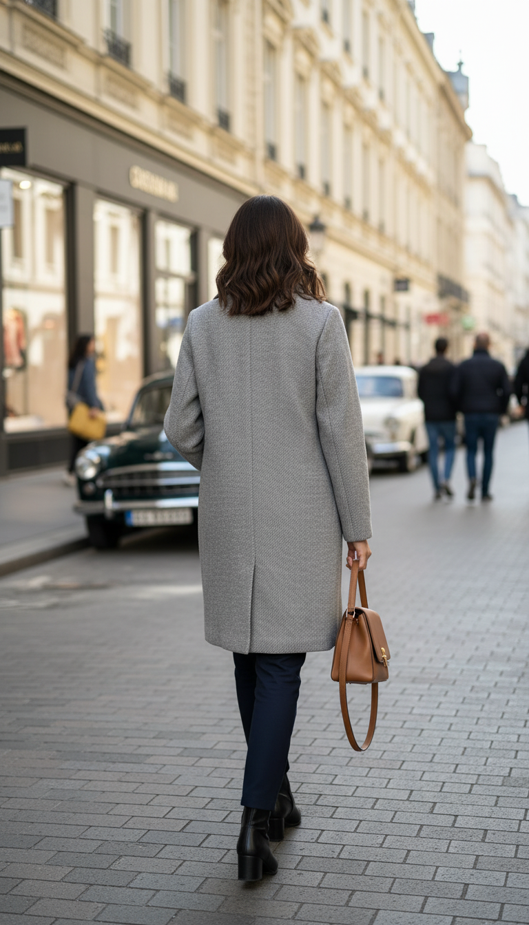 Abrigo Con Boton Forrado