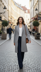 Abrigo Con Boton Forrado