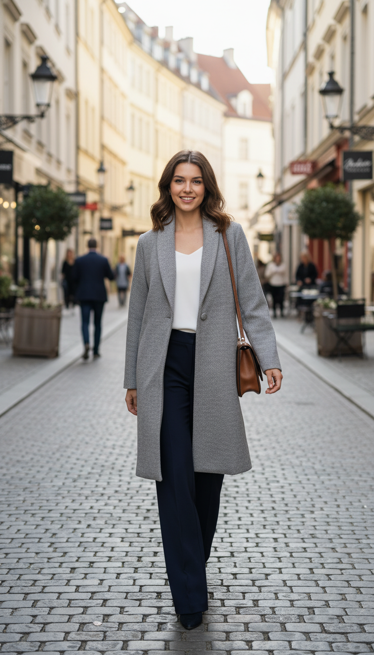 Abrigo Con Boton Forrado