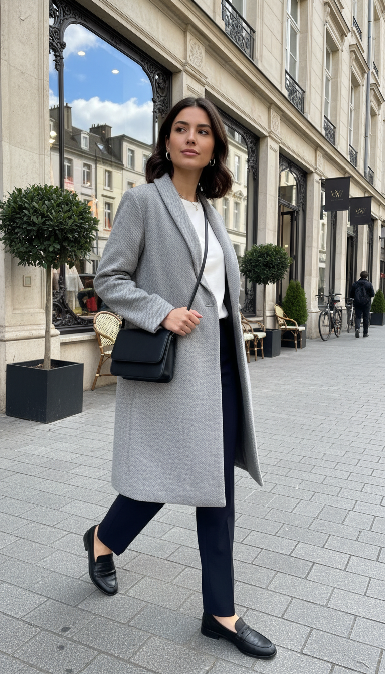 Abrigo Con Boton Forrado