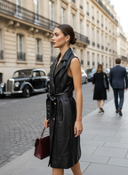 Vestido Vinipiel Monaco | Vestido Elegante de Vinipiel para Mujer