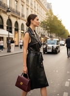 Vestido Vinipiel Monaco | Vestido Elegante de Vinipiel para Mujer