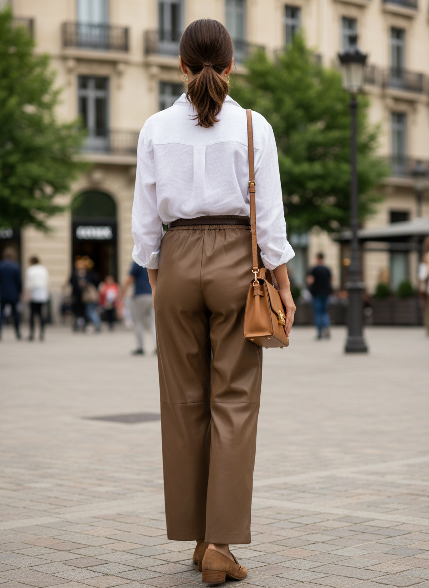Pantalón Vinipiel Portofino | Pantalón Elegante de Vinipiel para Mujer