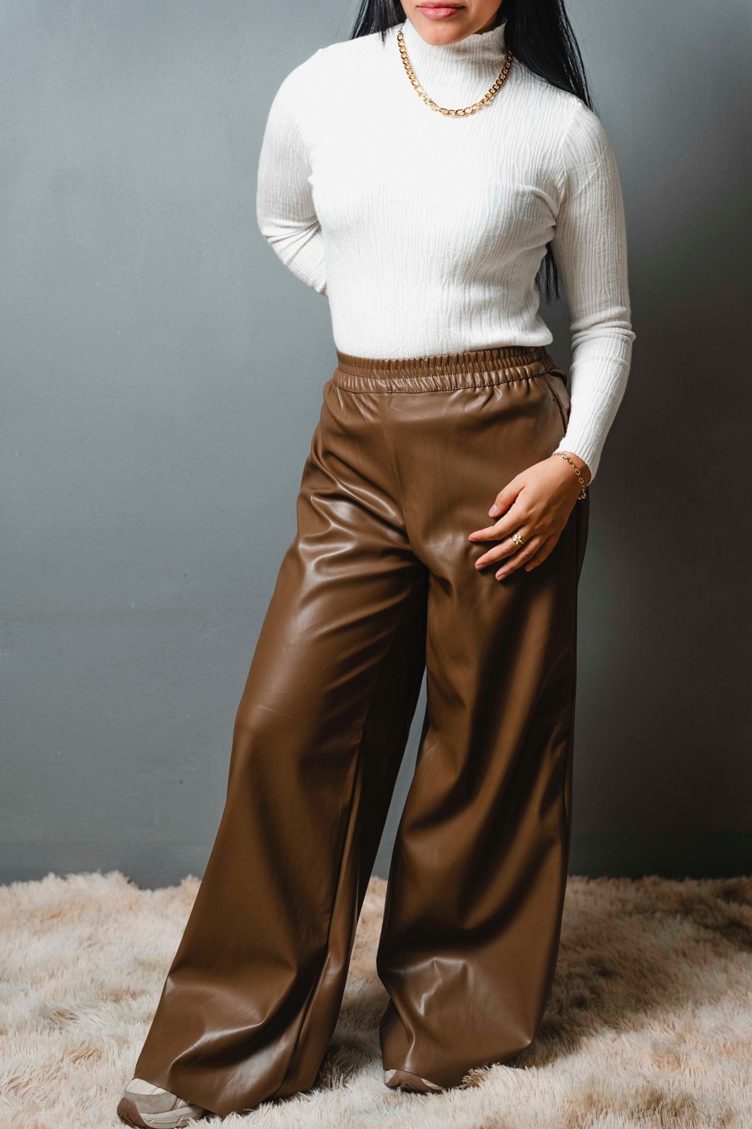 Pantalón Vinipiel Portofino | Pantalón Elegante de Vinipiel para Mujer