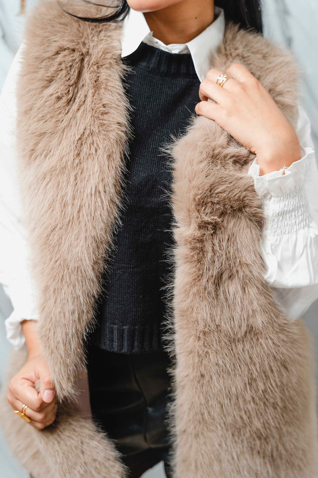 Chaleco de Peluche Suave | Chaleco Cálido para Mujer