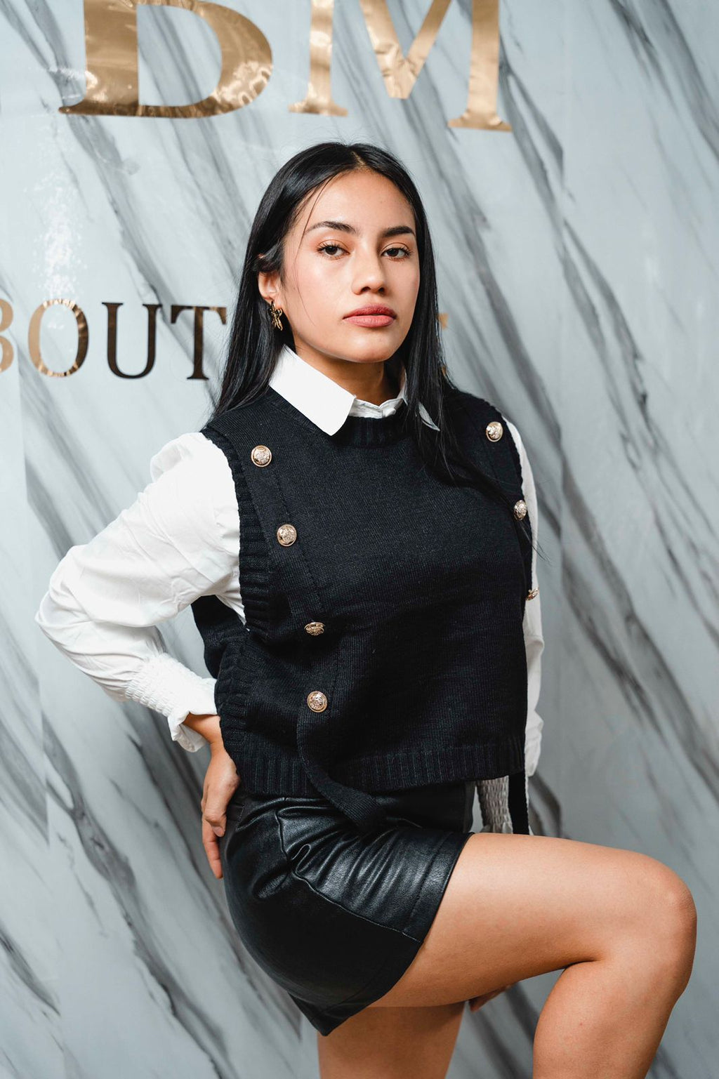 Short de Vinipiel Recto | Short Elegante de Vinipiel para Mujer