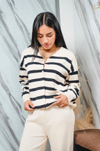 Set de Rayas de Punto | Conjunto Elegante y Cómodo para Mujer