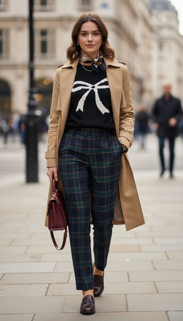 Sweater moño de punto